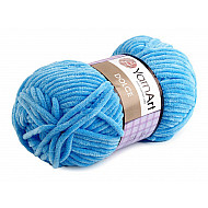 Strickgarn Chenille Dolce 100 g, Himmelblau