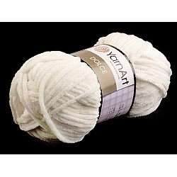 Strickgarn Chenille Dolce 100 g, créme sehr hell