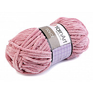 Strickgarn Chenille Dolce 100 g, Altrosa hell