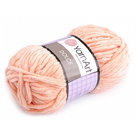 Strickgarn Chenille Dolce 100 g, hellrot