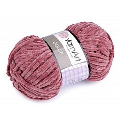 Strickgarn Chenille Dolce 100 g, dkl.-altrosa