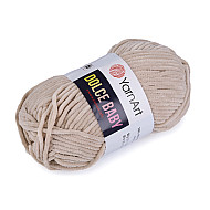 Strickgarn Chenille Dolce Baby 50 g, hellbeige