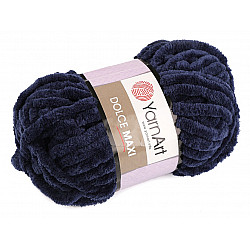 Strickgarn Chenille Dolce Maxi 200 g, dunkelblau