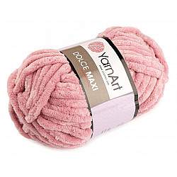 Strickgarn Chenille Dolce Maxi 200 g, altrosa