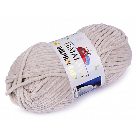 Strickgarn Dolphin Baby 100 g, hellbeige