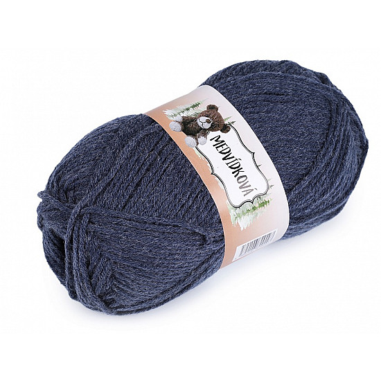 Strickgarn für Kuscheltiere 100g - blau Delta