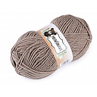 Strickgarn für Kuscheltiere 100g - dunkel-beige