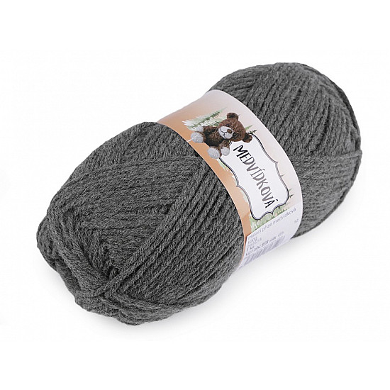 Strickgarn für Kuscheltiere 100g - grau