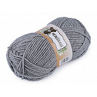 Strickgarn für Kuscheltiere 100g - hell-grau