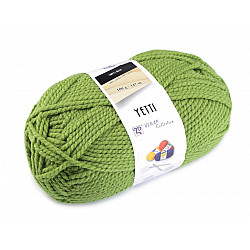 Strickgarn Yetti 100 g - grasgrün