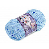 Chenille Strickgarn Alize Velluto 100 g, Himmelblau