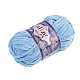 Chenille Strickgarn Alize Velluto 100 g, Himmelblau