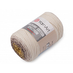 Strickgarn Macrame Cotton Spectrum 250 g, Naturfarbe hell