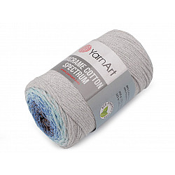 Strickgarn Macrame Cotton Spectrum 250 g, hell-grau