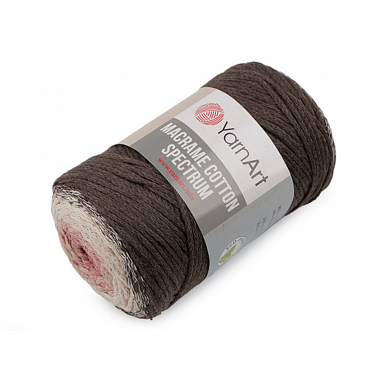 Strickgarn Macrame Cotton Spectrum 250 g, dunkelbraun