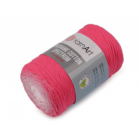 Strickgarn Macrame Cotton Spectrum 250 g, rosa