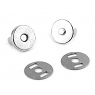 Magnetverschluss Ø10 mm, Nickel, 5 Set