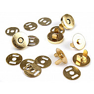 Magnet Verschluss Ø18 mm golden, 5 set