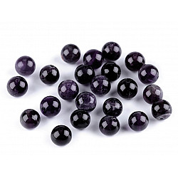 Amethyst synthetisches Mineral Ø8 mm (Packung 15 Stück)