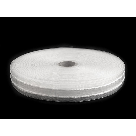 Gardinenband 2 Breite 25 mm, Transparent, 50 m