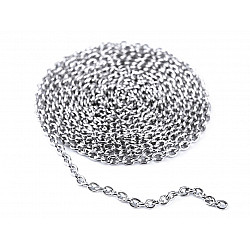 Kette aus chirurgischem Stahl 2,3 mm Länge 1 m, platine