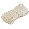 Jute Band Breite 11 mm, beige-weiß, 10 m