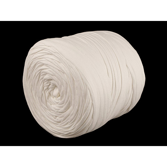 Spaghetti-Strickband, 650-700 g - offene Creme