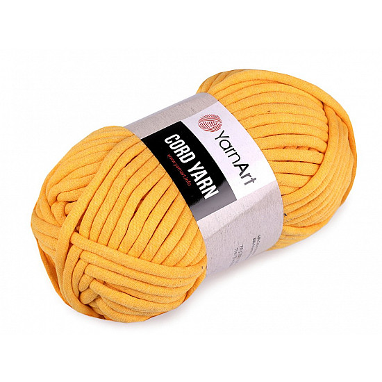 Strickgarn Cord Yarn 250 g - gelb - dunkel, 1 Buc.