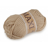 Jumbo Maxi Strickgewinde, 100 g - Licht beige