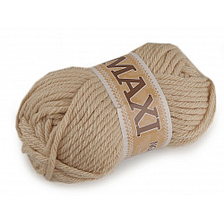 Jumbo Maxi Strickgewinde, 100 g - Licht beige