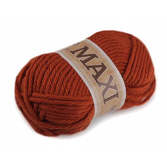 Jumbo Maxi Strickfaden, 100 g - mittlerer Rost