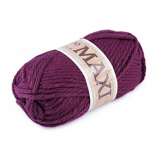 Stricken von Jumbo Maxi, 100 g - Fuchsia visiniu