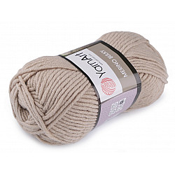 Knicken Merino sperrig, 100 g - Taupes