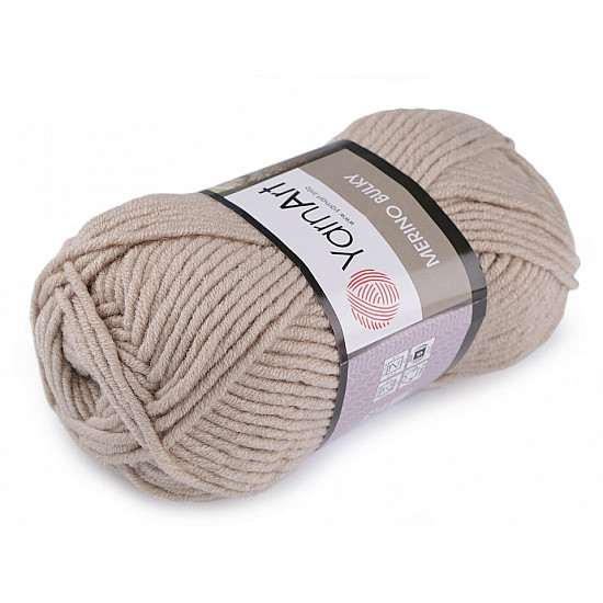 Knicken Merino sperrig, 100 g - Taupes