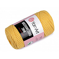 Strickgarn Macrame Cord 250 g - Senf-braun, 1 Buc.