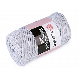 Strickgarn Macrame Cord 250 g - hell-grau, 1 Buc.