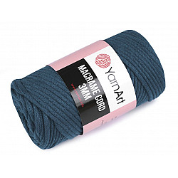 Strickgarn Macrame Cord 250 g - Petrol blau, 1 Buc.