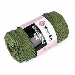 Strickgarn Macrame Cord 250 g - grün, 1 Buc.