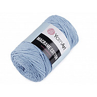 Stricken / Häkeln Baumwoll Makramee, 250 g - hellblau