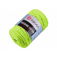 Stricken / Häkeln Baumwoll Makramee, 250 g - Neongrün