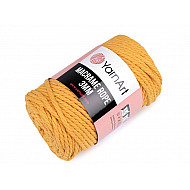 Strickgarn Macrame Rope 3 mm 250 g - Senf-braun, 1 Buc.