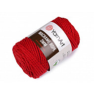 Strickgarn Macrame Rope 3 mm 250 g - rot, 1 Buc.