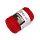 Strickgarn Macrame Rope 3 mm 250 g - rot, 1 Buc.