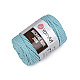 Strickgarn Macrame Rope 3 mm 250 g - helltürkis, 1 Buc.