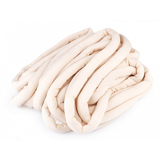 Rohrfaden mit Eibisch-Füllstoff bei Meter, 250 g - Licht beige