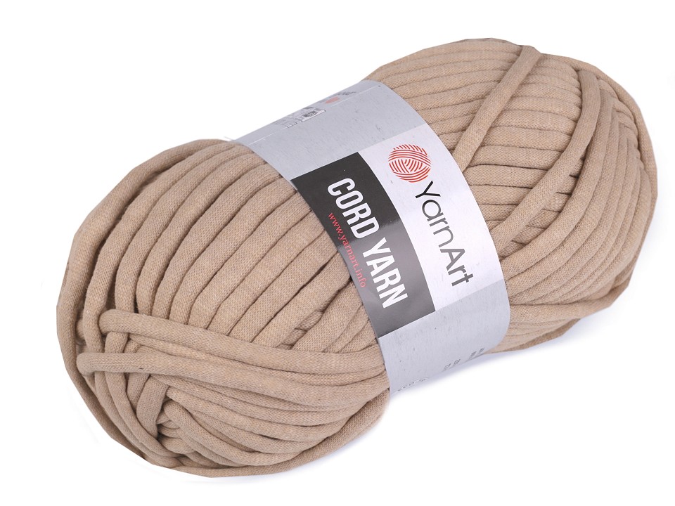 Garnschnur stricken, 250 g - beige